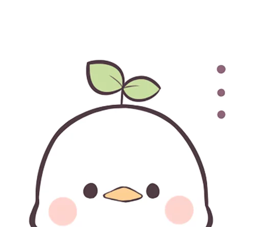 😐 Стикер «Seedling Bird» для Telegram