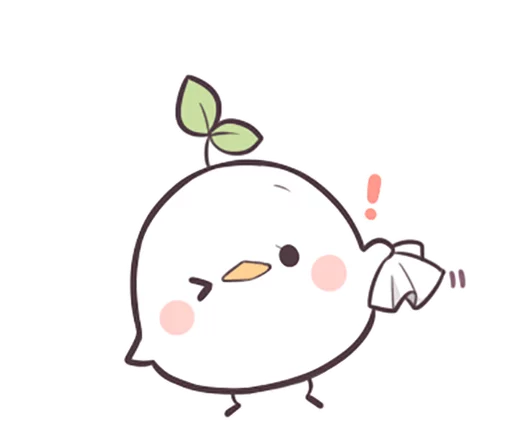 😉 Стикер «Seedling Bird» для Telegram