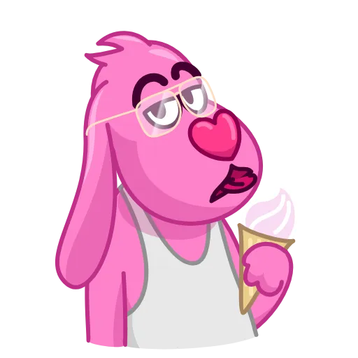 😛 Стикер «Пошлый пес» для Telegram