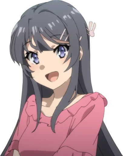 😃 Стикер «Seishun Buta Yarou wa Bunny Girl Senpai no Yume wo Minai» для Telegram