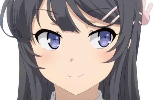 😏 Стикер «Seishun Buta Yarou wa Bunny Girl Senpai no Yume wo Minai» для Telegram
