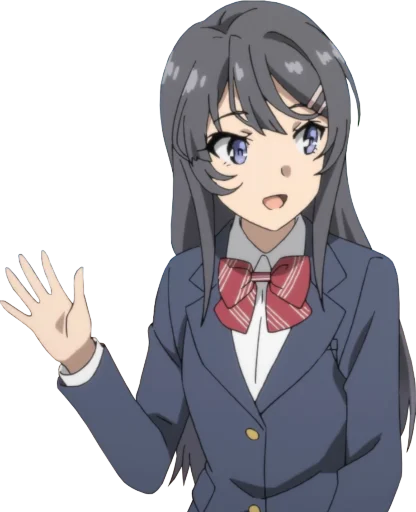 👋 Стикер «Seishun Buta Yarou wa Bunny Girl Senpai no Yume wo Minai» для Telegram