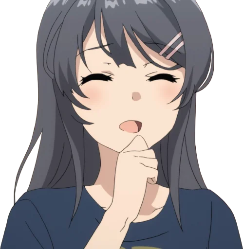😂 Стикер «Seishun Buta Yarou wa Bunny Girl Senpai no Yume wo Minai» для Telegram