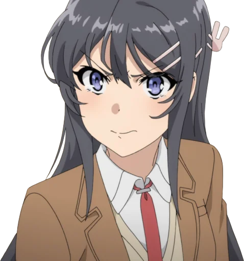 😤 Стикер «Seishun Buta Yarou wa Bunny Girl Senpai no Yume wo Minai» для Telegram