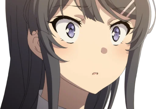 😨 Стикер «Seishun Buta Yarou wa Bunny Girl Senpai no Yume wo Minai» для Telegram