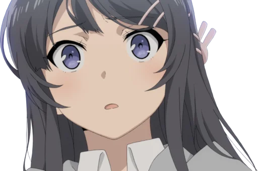 😨 Стикер «Seishun Buta Yarou wa Bunny Girl Senpai no Yume wo Minai» для Telegram