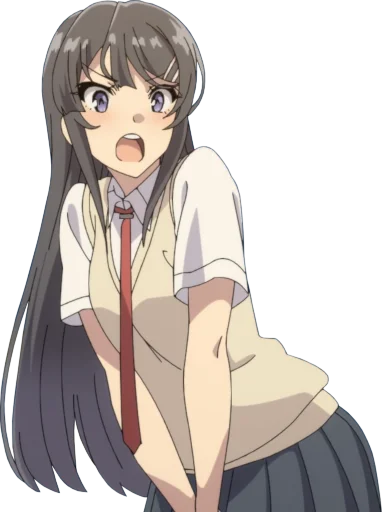 😱 Стикер «Seishun Buta Yarou wa Bunny Girl Senpai no Yume wo Minai» для Telegram