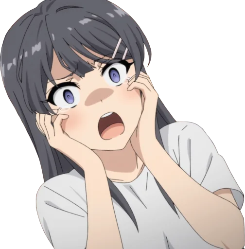 😱 Стикер «Seishun Buta Yarou wa Bunny Girl Senpai no Yume wo Minai» для Telegram