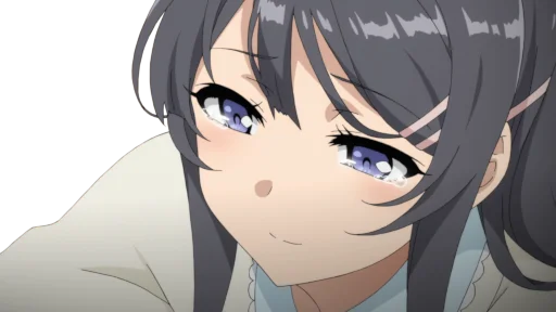😢 Стикер «Seishun Buta Yarou wa Bunny Girl Senpai no Yume wo Minai» для Telegram
