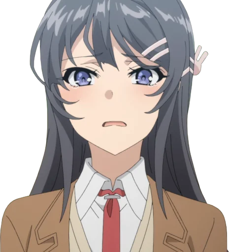 😭 Стикер «Seishun Buta Yarou wa Bunny Girl Senpai no Yume wo Minai» для Telegram