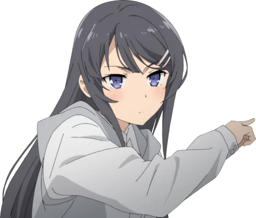 👉 Стикер «Seishun Buta Yarou wa Bunny Girl Senpai no Yume wo Minai» для Telegram
