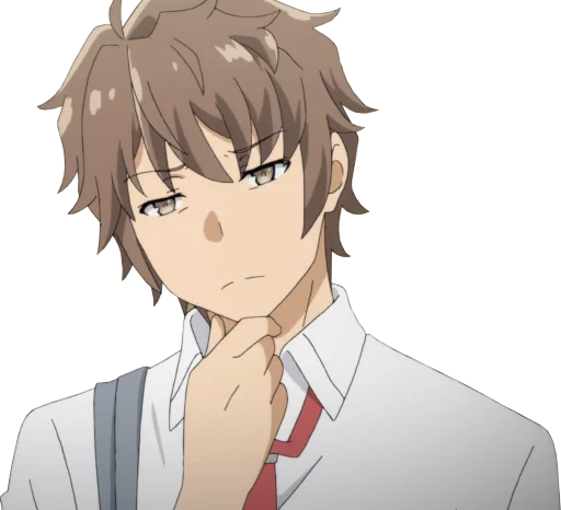 🤔 Стикер «Seishun Buta Yarou wa Bunny Girl Senpai no Yume wo Minai» для Telegram