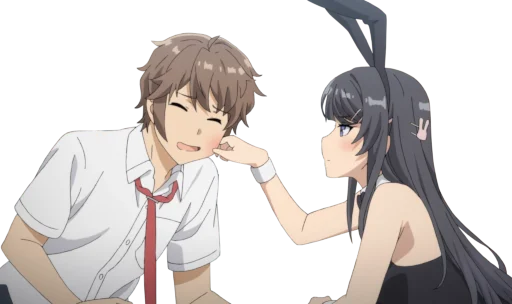 💢 Стикер «Seishun Buta Yarou wa Bunny Girl Senpai no Yume wo Minai» для Telegram
