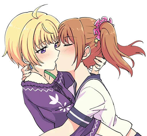 👩‍❤️‍💋‍👩 Стикер «SekaBashi&;s second attemp» для Telegram