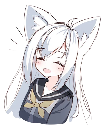 😸 Стикер «SekaBashi&;s second attemp» для Telegram
