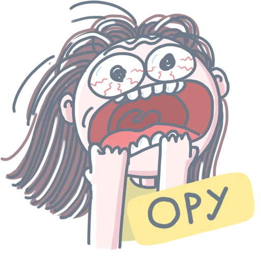 😱 Стикер «Selfreflexia» для Telegram