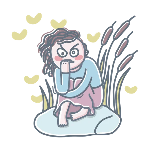 😖 Стикер «Selfreflexia» для Telegram