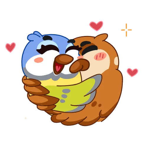 🥰 Стикер «Воробушек Сема» для Telegram