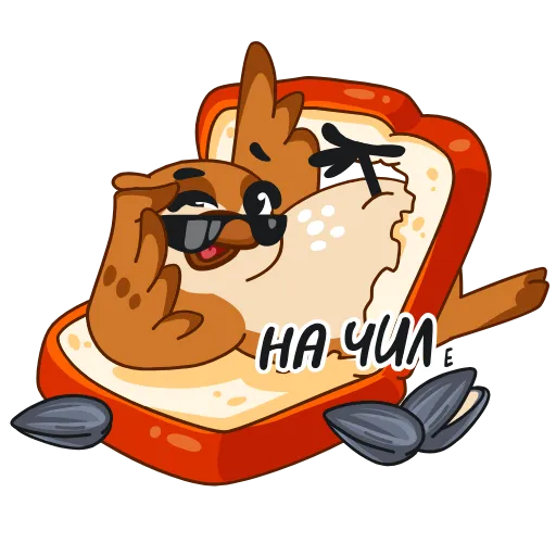 😎 Стикер «Воробушек Сема» для Telegram