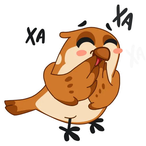 🐤 Стикер «Воробушек Сема» для Telegram