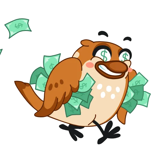🐤 Стикер «Воробушек Сема» для Telegram