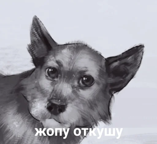 ☠ Стикер «муся» для Telegram