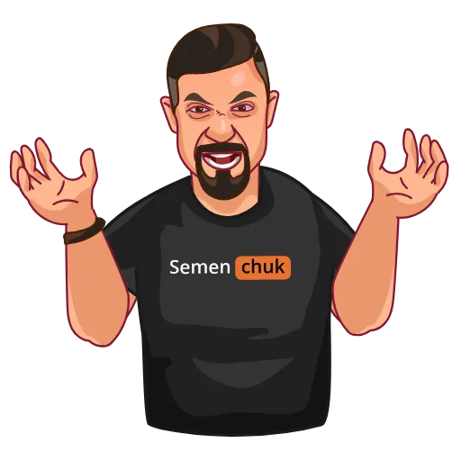 🤬 Эмодзи «SEMENCHUK» для Telegram