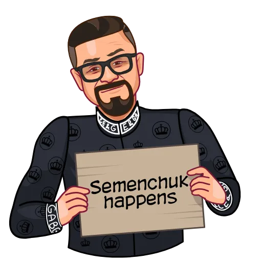 🤨 Эмодзи «SEMENCHUK» для Telegram