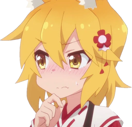 Стикерпак Senko-san pack для Telegram — скачать
