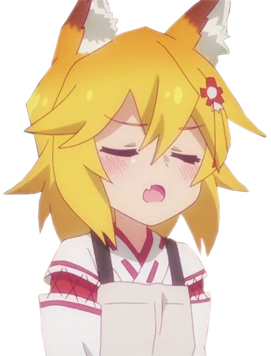 👿 Стикер «Senko san» для Telegram