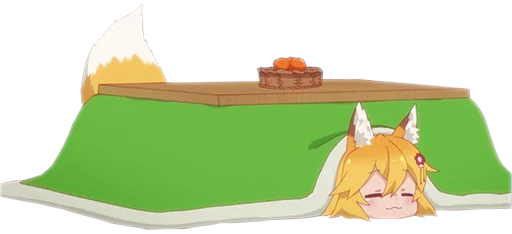 😴 Стикер «Senko san» для Telegram