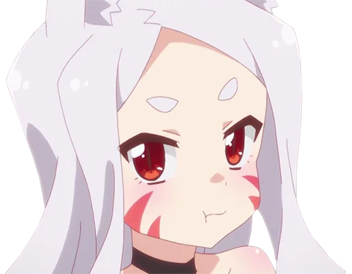 😒 Стикер «Senko san» для Telegram