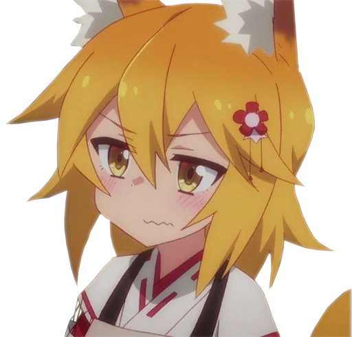 😅 Стикер «Senko san» для Telegram