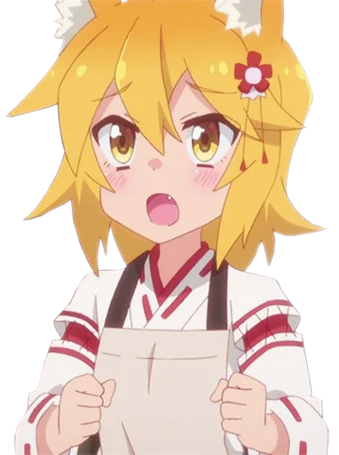 😞 Стикер «Senko san» для Telegram