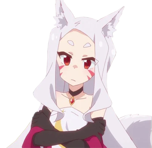 😔 Стикер «Senko san» для Telegram
