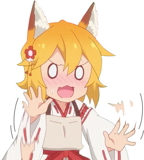 😳 Стикер «Sewayaki Kitsune no Senko-san» для Telegram
