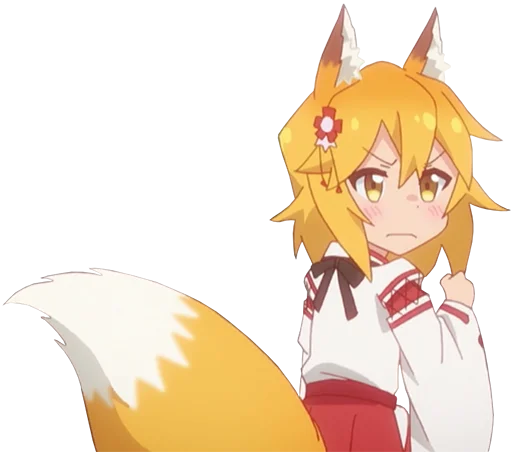 😠 Стикер «Sewayaki Kitsune no Senko-san» для Telegram