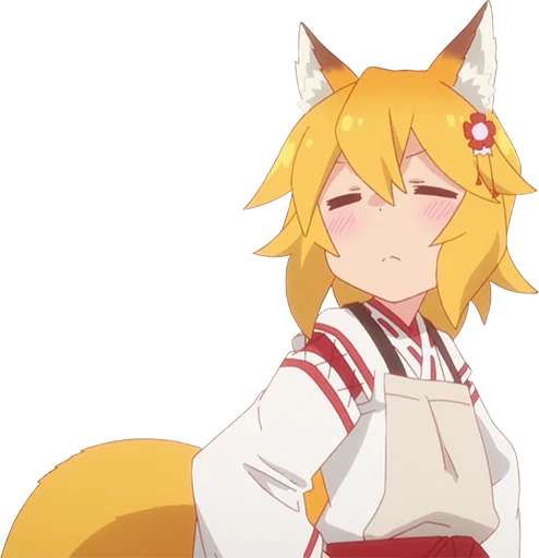😤 Стикер «Sewayaki Kitsune no Senko-san» для Telegram