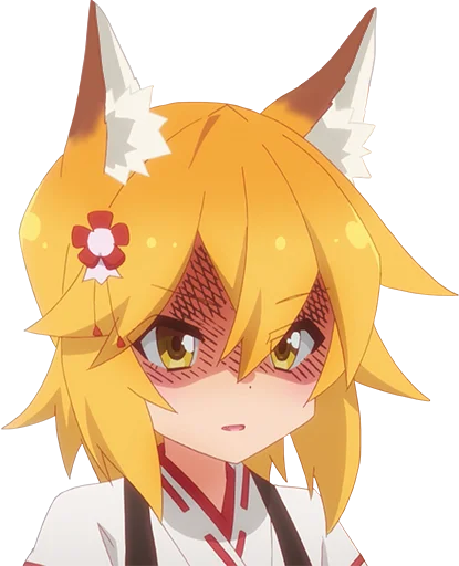 😠 Стикер «Sewayaki Kitsune no Senko-san» для Telegram