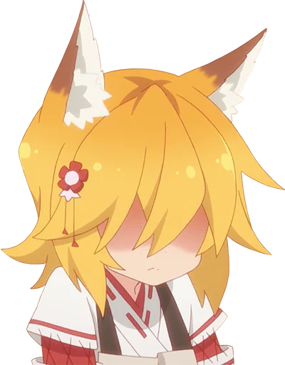 😠 Стикер «Sewayaki Kitsune no Senko-san» для Telegram