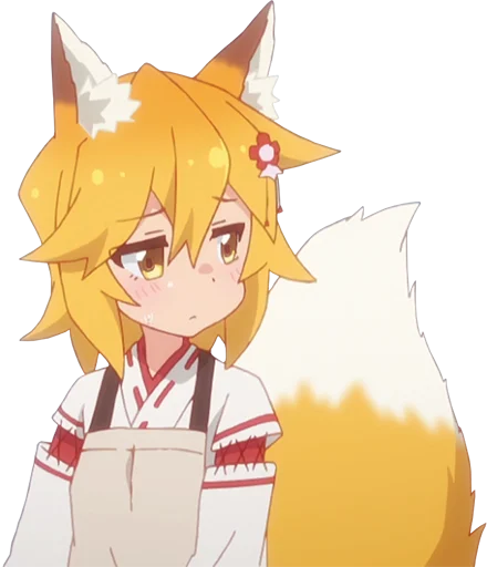 😒 Стикер «Sewayaki Kitsune no Senko-san» для Telegram