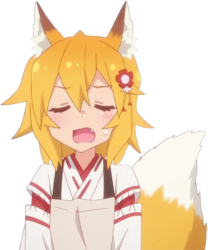 😩 Стикер «Sewayaki Kitsune no Senko-san» для Telegram