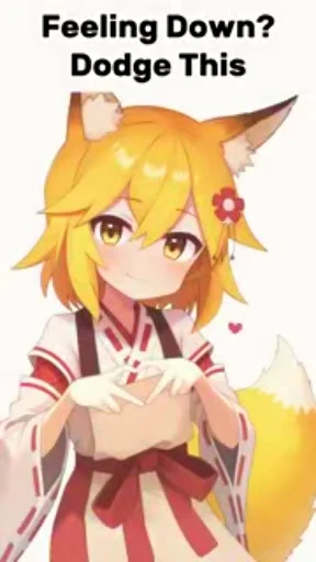 😶 Стикер «The Helpful Fox Senko San» для Telegram