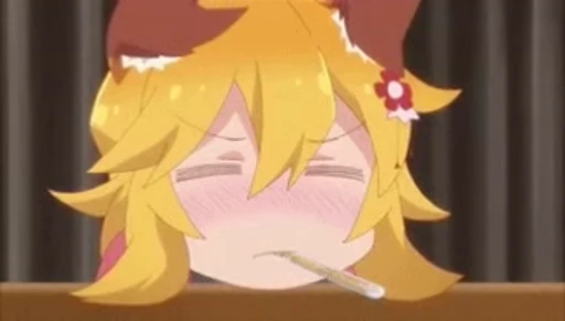 😣 Стикер «The Helpful Fox Senko San» для Telegram