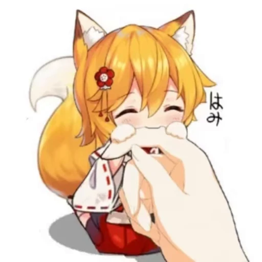 🥺 Стикер «The Helpful Fox Senko San» для Telegram
