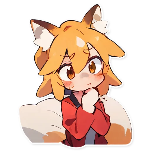 🤔 Стикер «Сенко Сан Senko San» для Telegram