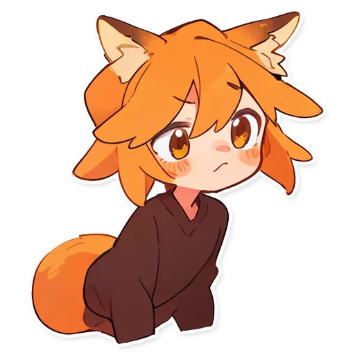 😕 Стикер «Сенко Сан Senko San» для Telegram