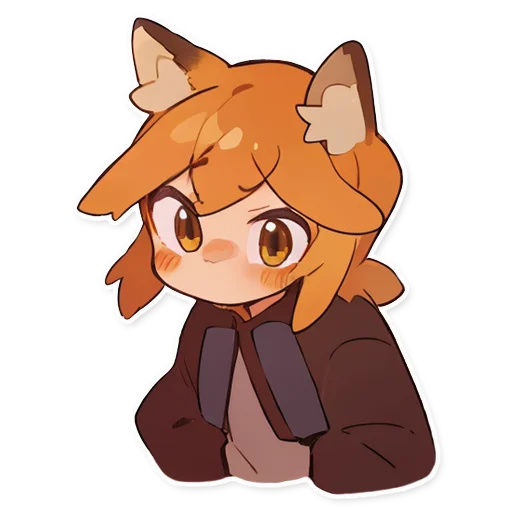 😶 Стикер «Сенко Сан Senko San» для Telegram