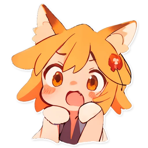 🫣 Стикер «Сенко Сан Senko San» для Telegram
