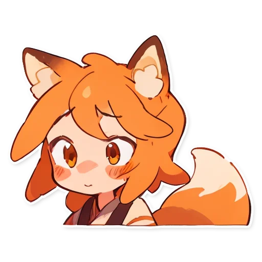 🤭 Стикер «Сенко Сан Senko San» для Telegram